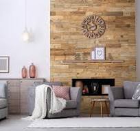 décoration mur en bois