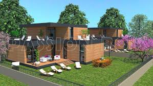 chalet en bois habitable 100m2