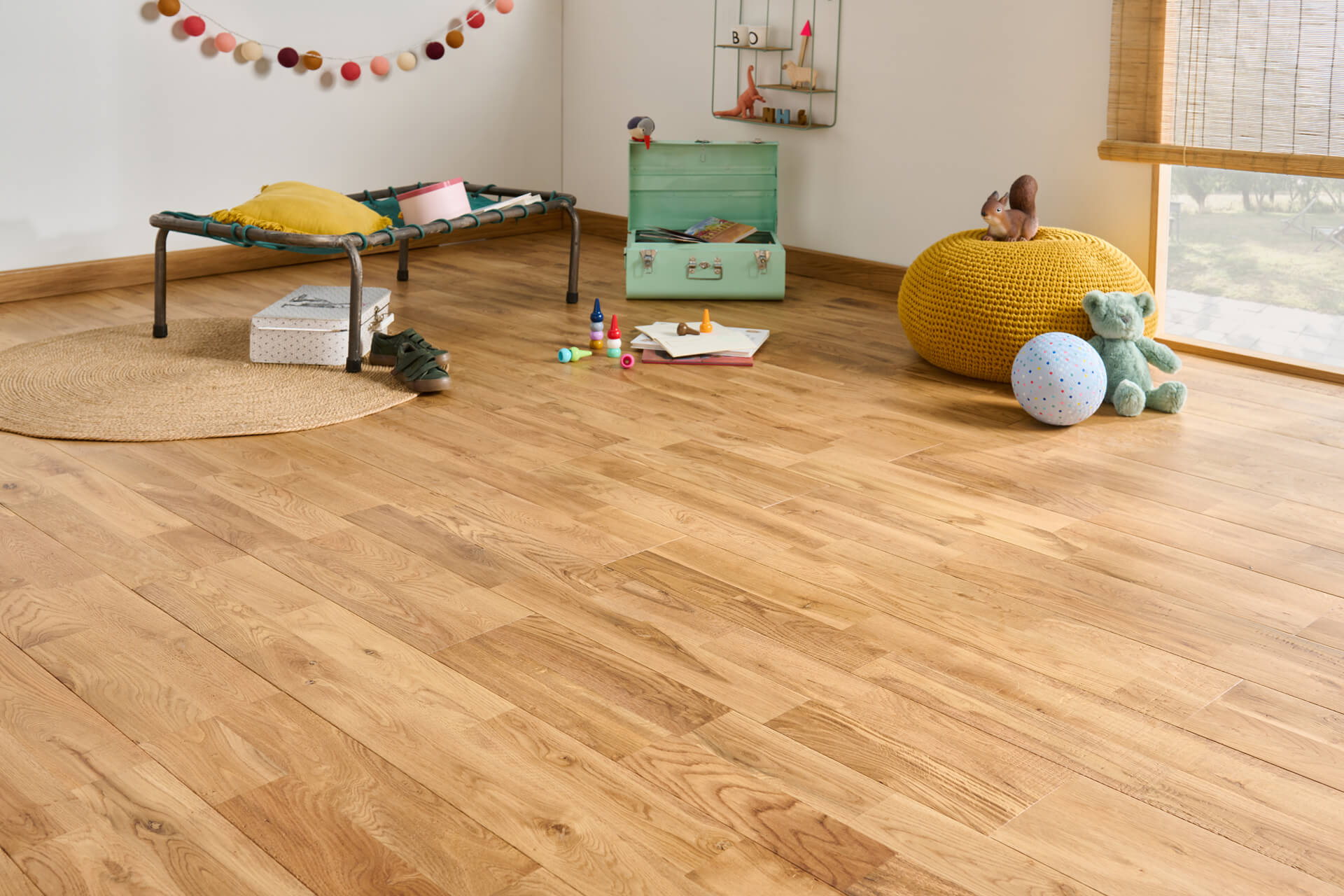 parquet massif flottant