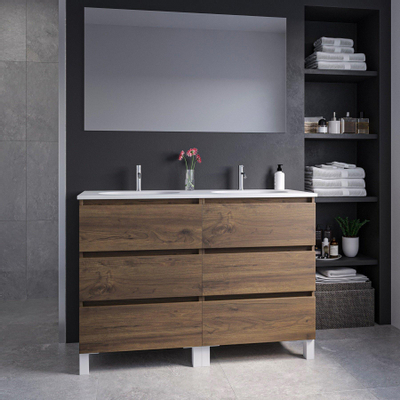 meuble bois salle de bain