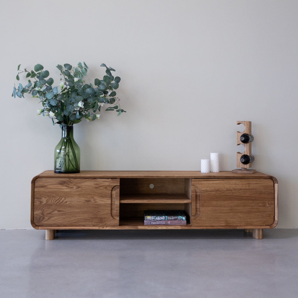 meuble tv chene