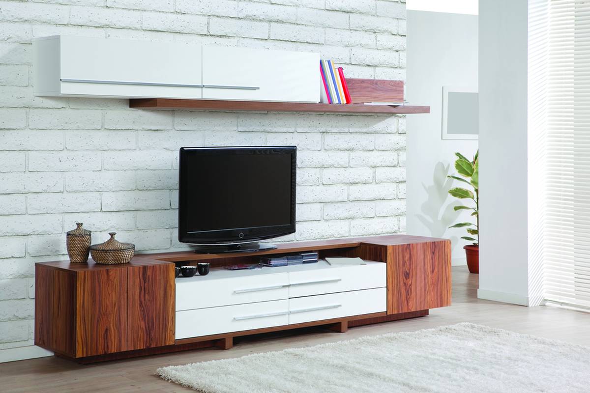 meuble tv en bois