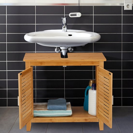 meuble sous vasque bois